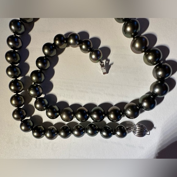 Tahitian cultured Pearl necklace with certificate of Authenticity - Picture 5 of 16